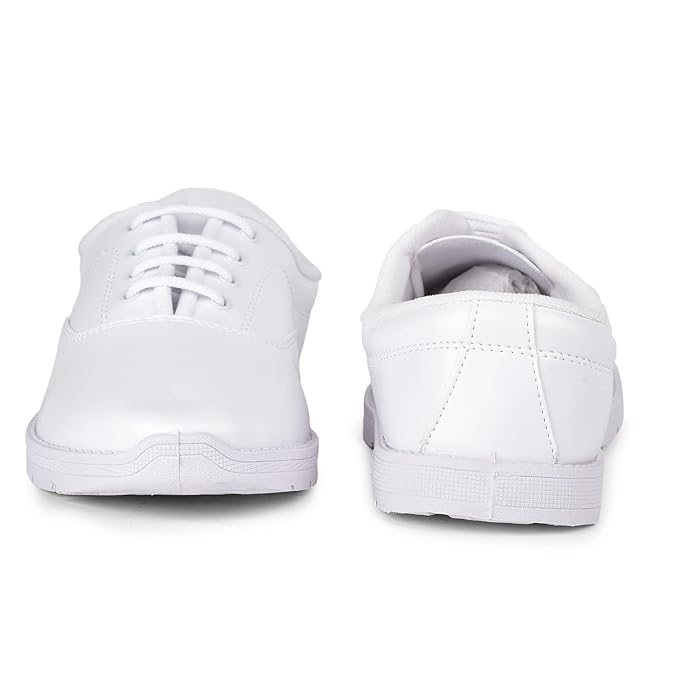 White Shoe for School Boys  - View 2