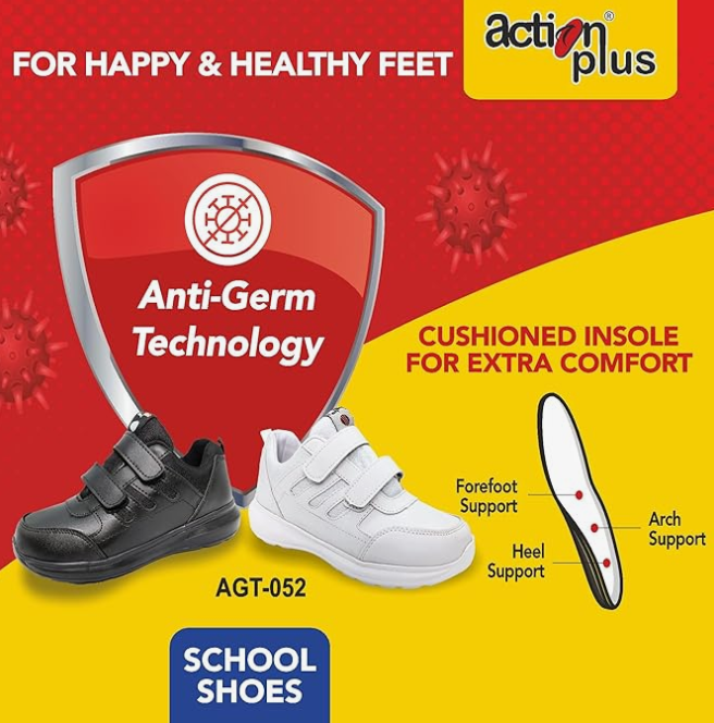 Action | Velcro Sneakers For Boys & Girls - View 4
